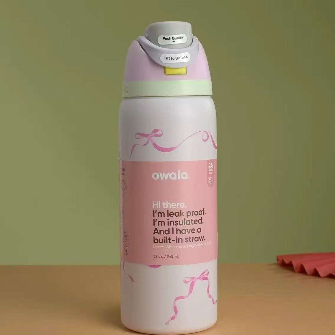 Owala Stainless Steel Vacuum Insulation Water Bottle