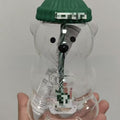 Bear Shaped Glass Straw Cup