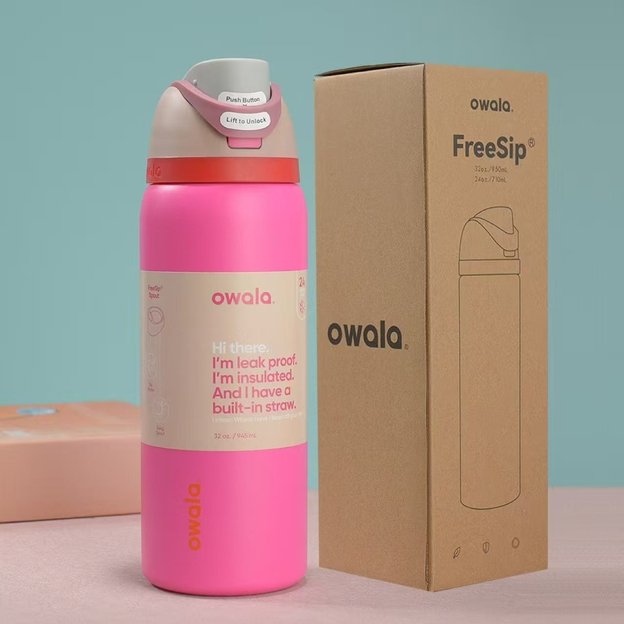 Owala Stainless Steel Vacuum Insulation Water Bottle