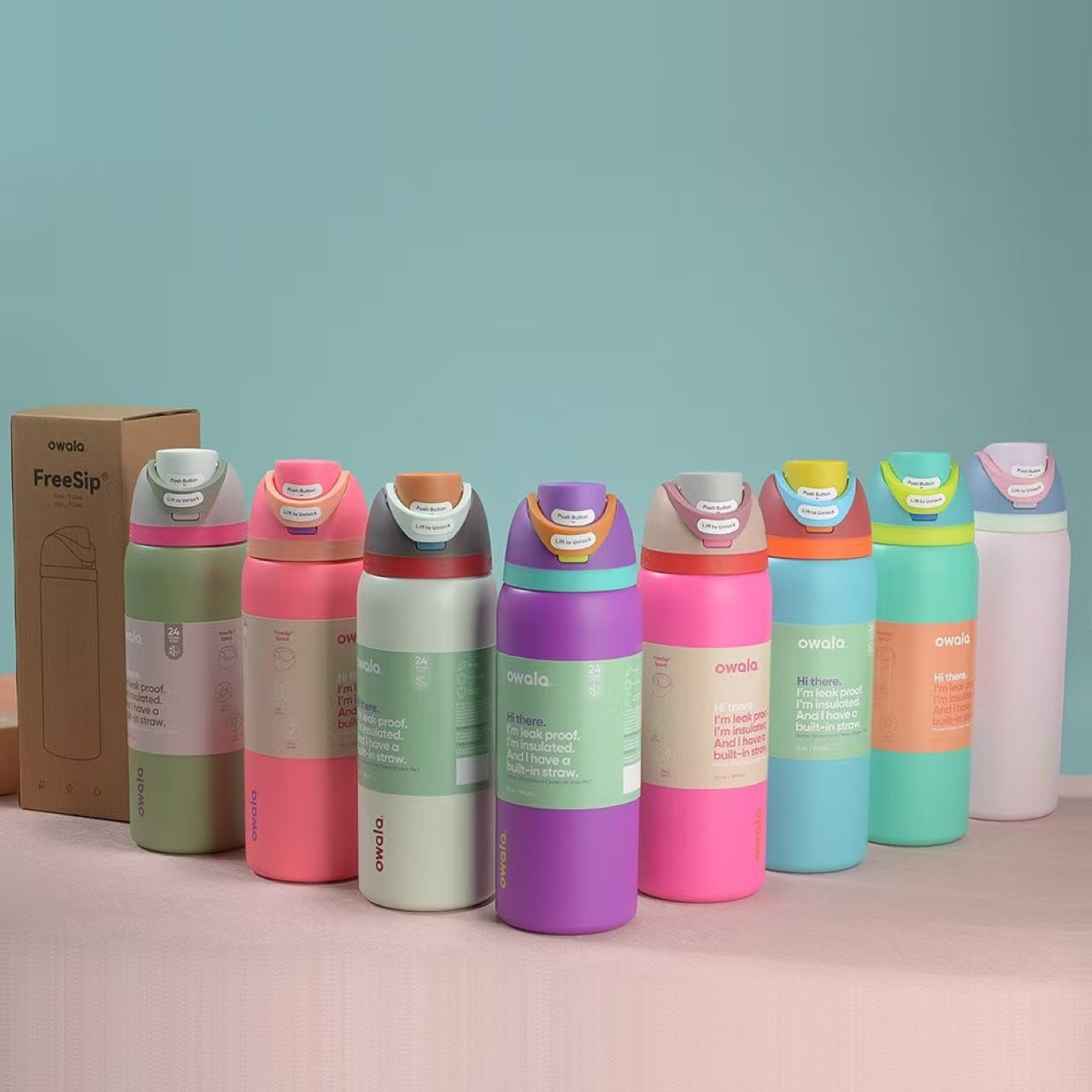 Owala Stainless Steel Vacuum Insulation Water Bottle