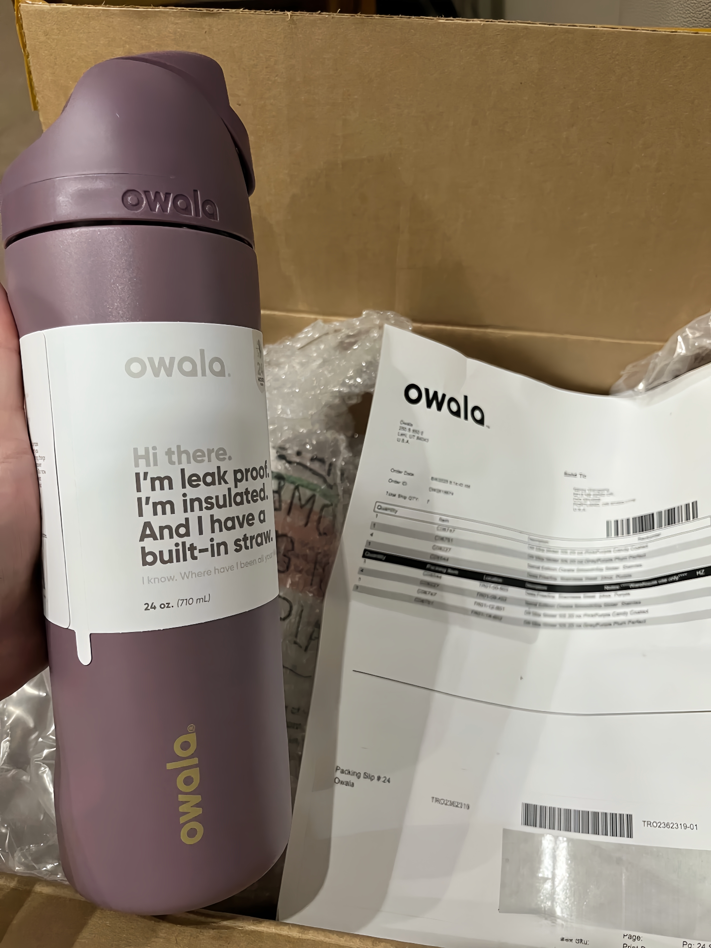 Owala FreeSip Insulated Stainless Steel Water Bottle