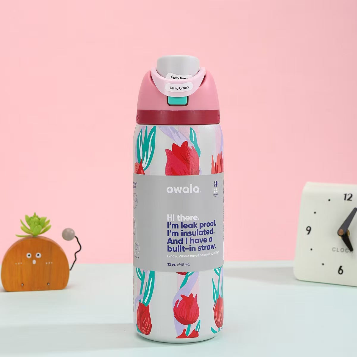 Owala Stainless Steel Vacuum Insulation Water Bottle