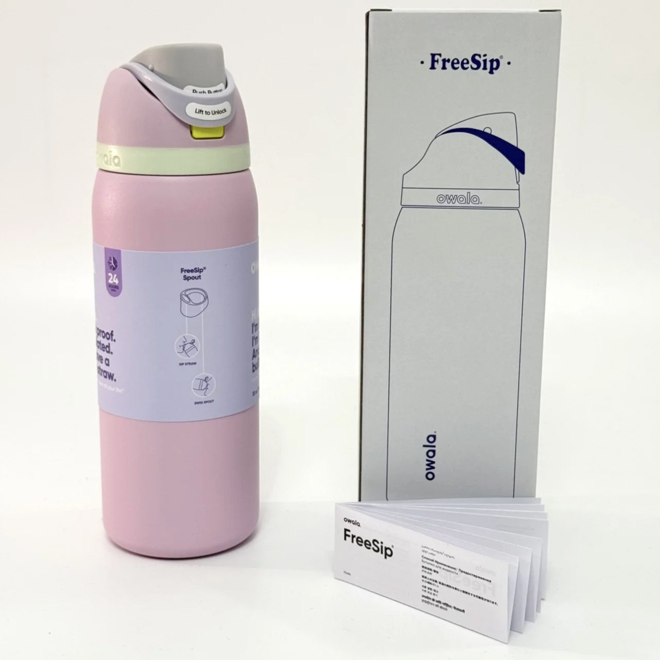 Owala FreeSip Insulated Stainless Steel Water Bottle