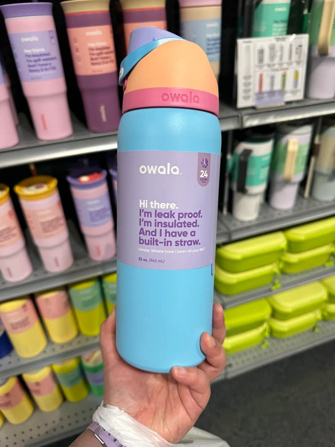 Owala FreeSip Insulated Stainless Steel Water Bottle